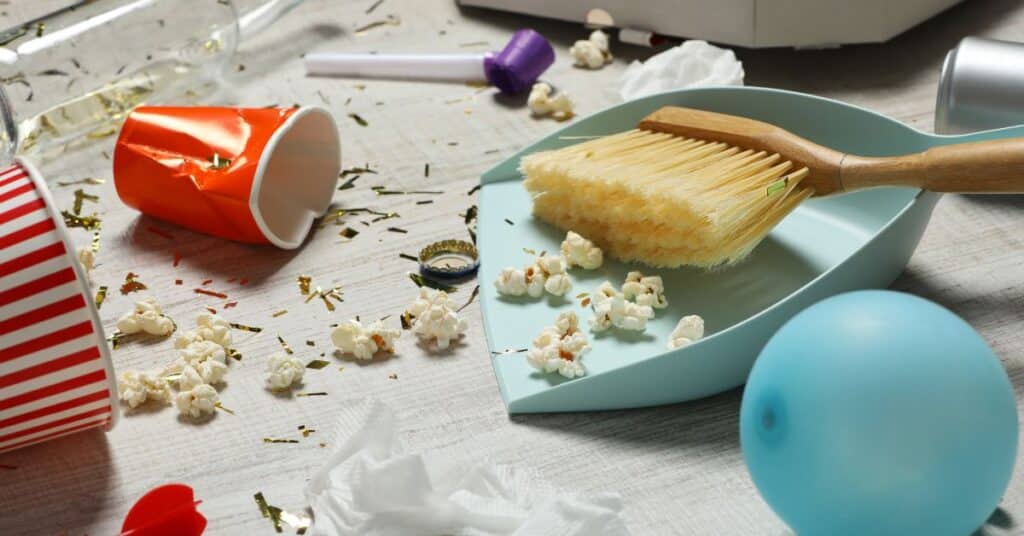 how to restore your home after a party
