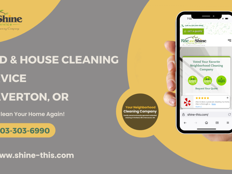 Rise and Shine Cleaning Service_house cleaning_maid service_Portland_Vancouver_Beaverton